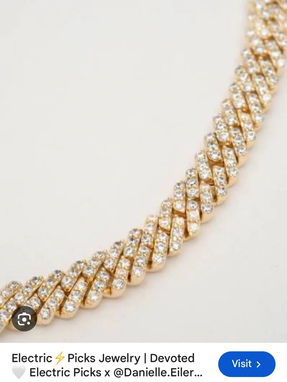 Electric Picks x Danielle Eilers New Chapter Diamond Chain Necklace